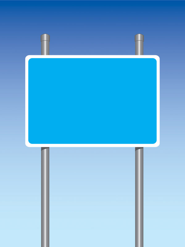 free vector Road signs vector